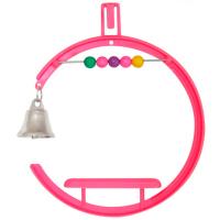 Игрушка Качели с колокольчиком для птиц 11*21см АВ104 