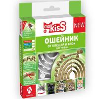 Ошейник Мs.Kiss БИО против блох и клещей для кошек белый 38см Ошейник Мs.Kiss БИО против блох и клещей для кошек белый 38см