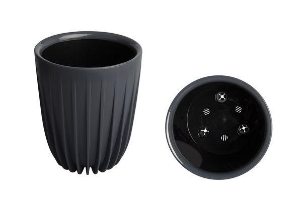 Кашпо Сигма 10,2л антрацит СИ25-12