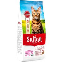 Кошки Султан Премиум для стерилизованных телятина с черникой 10кг/6377
