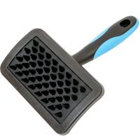 Щетка DeLIGHT резиновая средняя массажная длинный зуб 36836М (Б)/6/Пет Лайн