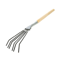 Грабли веерные пластинчатые оцинкованные с черенком 