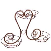 Подставка Настенная РЗДИ Лира на 3 горшка,медь