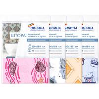 Штора для ванной 180*180см микс п/э 6984-mix