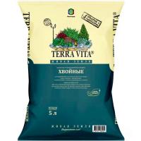 Грунт TERRA VITA Живая Земля для Хвойных 5л 5шт