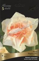 Нарцисс Махровый Пинк Парадайз* (белый с лососёво-розовым центром, крупный, 3шт, 12/14) 845303