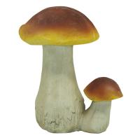 Фигура Гриб-Боровик двойной L24W19H28см 626483/F542