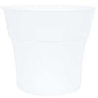 Цветочный горшок Тоскана 3,1л белый с прикрепленным поддоном 5PL0410