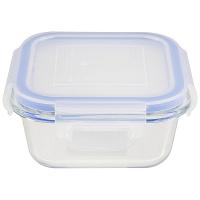 Контейнер Cristallino 0,500л жаропр стекла с крышкой с заж.пласт  Контейнер Cristallino 0,500л жаропр стекла с крышкой с заж.пласт