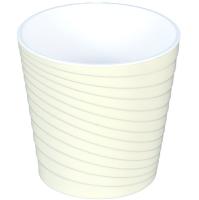 Кашпо Bloom 1,2л песочный с вставкой А015 /20шт/Арз