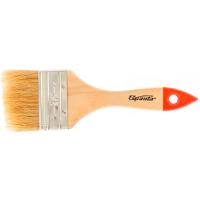 Кисть плоская Slimline 2,5" (63мм) натуральная щетина деревянная ручка 824355 /Sparta