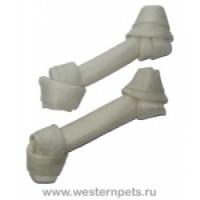 Лакомство С Кость узловая белая 15-17см 55-65гр 10шт пакет/1504/Вестерн