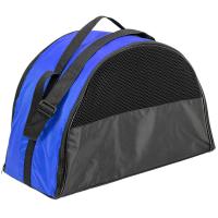 Сумка переноска ЧИП Конверт-Полукруг №3 расклад.с карм. и ремн. 48*26*31 васильк./9058василек/Дарэлл