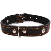 Ошейник кожа 30мм 1слойный безразмерный 58-61см/40854/Бим