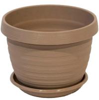 Цветочный горшок Толедо 3л фраппе с поддоном 5PL0430