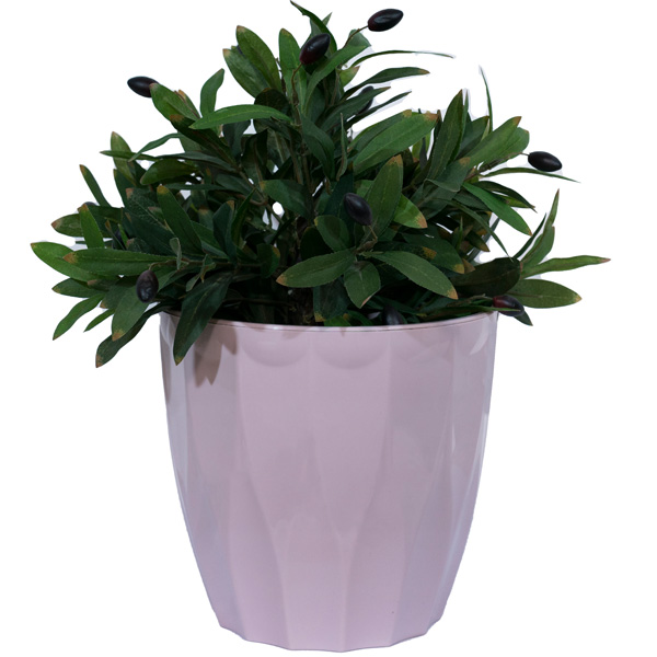 Кашпо Флюте 4,5л бисквитный с вставкой