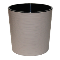 Кашпо Вега 5,2л фраппе с вставкой 20*20см ВГ20-90 /8шт/ЛГ