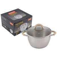 Кастрюля с крышкой нерж.сталь  "Fortuna"3,3л  Кастрюля с крышкой нерж.сталь  "Fortuna"3,3л