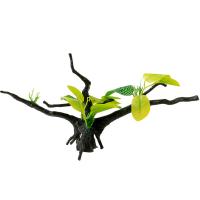Грот Decor 211 Коряга с растением 34*10*18см  Грот Decor 211 Коряга с растением 34*10*18см