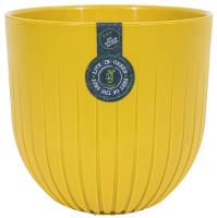 Кашпо Альфа 4л медовый с вставкой 19*19см А19-34/8шт/ЛГ