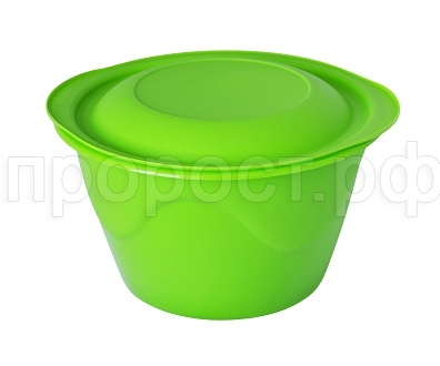 Миска Чезаре 3л с крышкой С443  Миска Чезаре 3л с крышкой С443