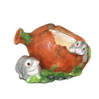 Два зайца у кувшина L26W18H18см 123191/К090