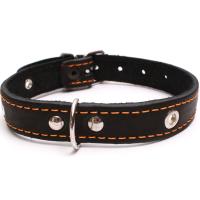 Ошейник кожа 35мм 1слойный безразмерный 63-65см/40991/Бим