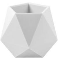 Кашпо Абремо 0,72л белый с прик. под. КШ-1751 /18шт/ПП