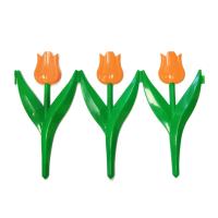 Забор Тюльпан оранжевый (0,3*2,25м, 5 секций)/12шт/