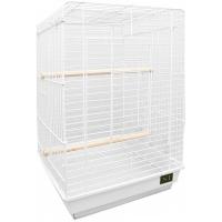 Клетка д/птиц N1 ДКп1901 40*40*58см прямоугольная укомплектованная белая/6шт/Евро