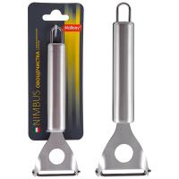 Овощечистка NIMBUS с горизонтальным лезвием нерж. сталь овал ручка с подвесом 007420 /шт/Mallony