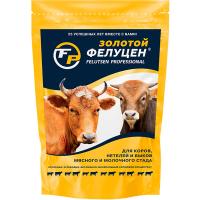 КРС Фелуцен Золотой для мясного и молочного стада гранулы 3кг/4шт/Капитал-Прок