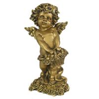 Ангел хранящий любовь золото L11.5W10.5H22.5см 713177/A033 Ангел хранящий любовь золото L11.5W10.5H22.5см 713177/A033