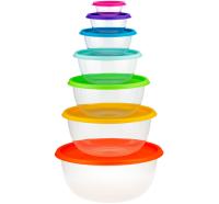 Набор мисок Радуга из 7шт Микс  М1310   Набор мисок Радуга из 7шт Микс  М1310