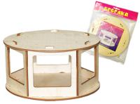 Кормушка для птиц сборная "Беседка" /20шт/ КА