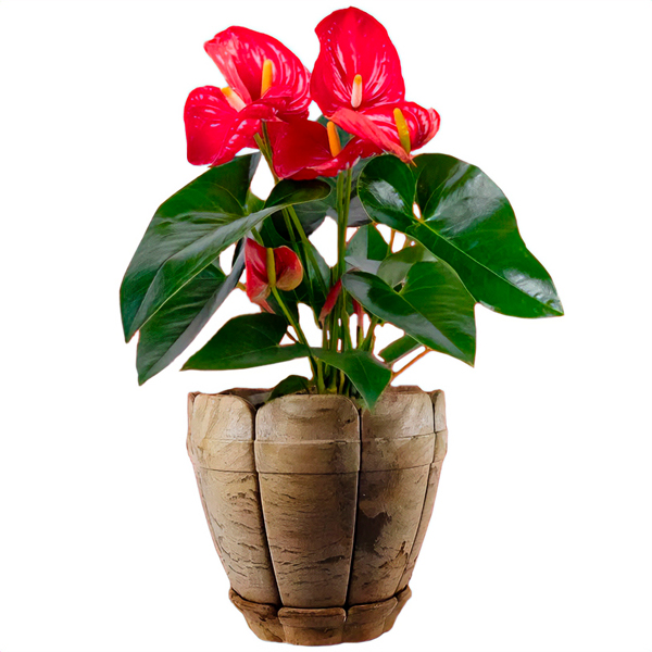 Кашпо 3,60л с под. древесно-полимерный (композит) 120/20-2 /8шт/Mehrni