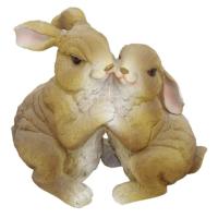 Фигура Два зайки L30W16H24см 626486/F545 