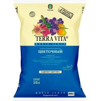 Грунт TERRA VITA Живая Земля цветочный 10л 5шт