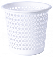 Корзина для мусора Офиса круглая белый