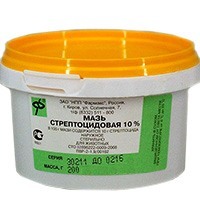 Мазь Стрептоцидовая 10% 200гр
