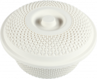 Чаша 4,5л Вива с крышкой белый Чаша 4,5л Вива с крышкой белый