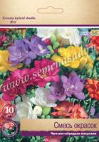 Фрезия гибридная махровая смесь окрасок (10шт, 5/6) 741652