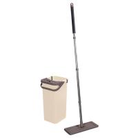 Швабра д/пола MIRACLE насадка микрофибра+ведро с механизмом отжима 004836