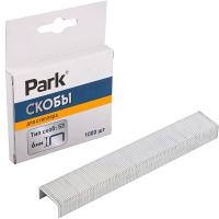 Скобы д/степлера 053 6мм 20шт/009174/PARK
