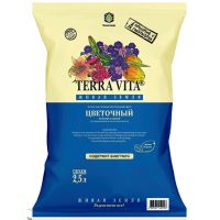 Грунт TERRA VITA Живая Земля цветочный 2,5л 10шт