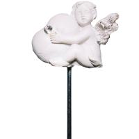 Стикер Ангел на сердце задумчивый 12шт P888-397