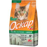 Корм для стерилизованных кошек Оскар Индейка/ягненок с клюквой 2кг