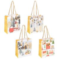 Пакет подарочный Новогодние забавы S 12*6*14см 108646