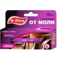 Dr.Klaus пластины от моли Лаванда 10шт Dr.Klaus пластины от моли Лаванда 10шт