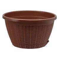 Кашпо (подвесное) 4,5л терракот с прик. под. КШ-6451 /20шт/ПП